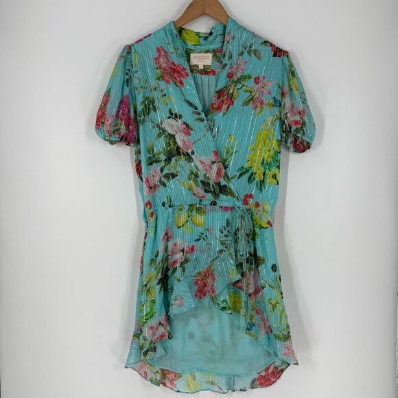 Rococo Sand Coastal Print Wrap Dress | Small - Picture 4 of 8